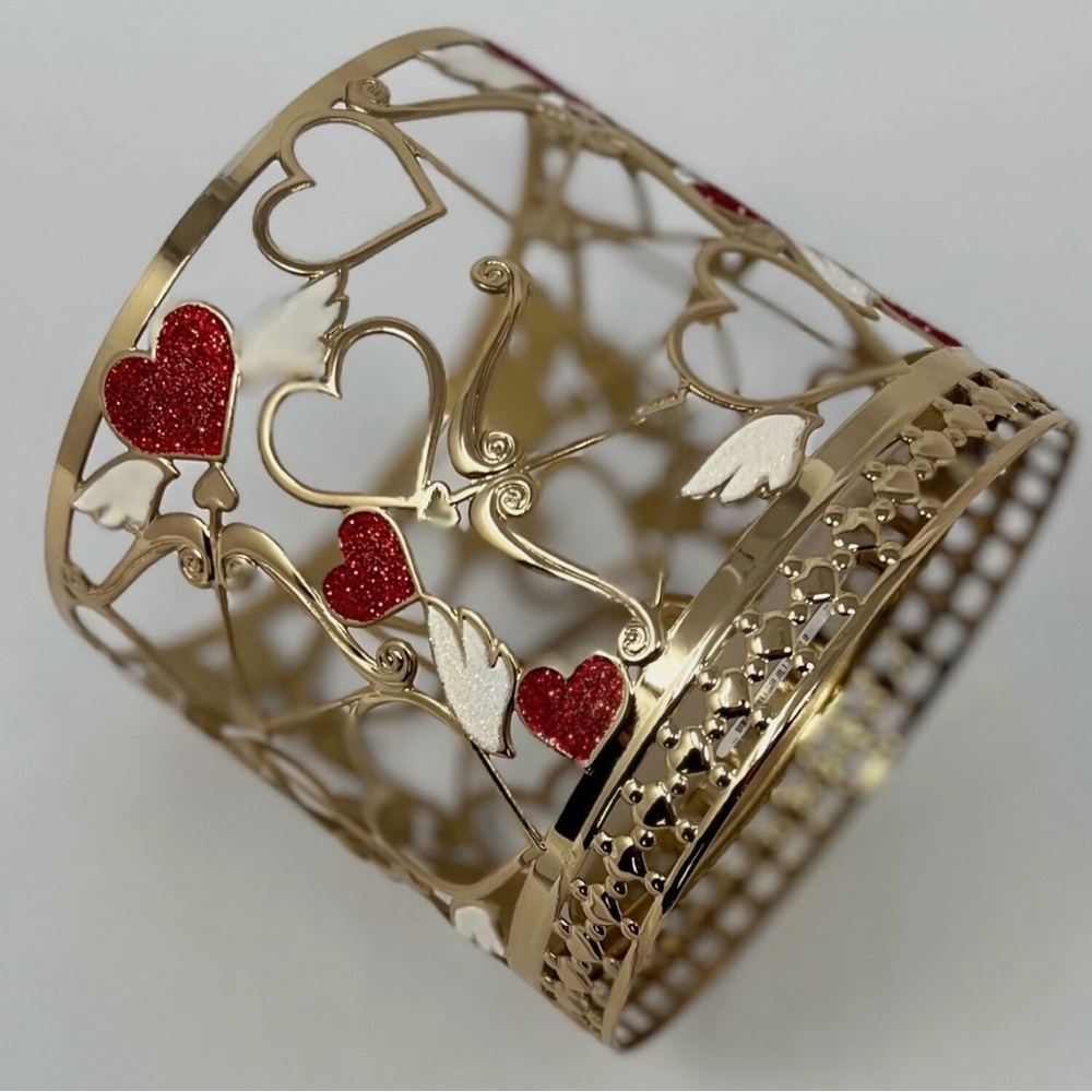 🆕🪉BATH & BODY WORKS LIMITED EDITION “CUPID LOVE” 3-WICK CANDLE HOLDER. NEW! - Picture 11 of 11
